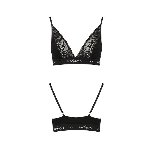 Еластичний топ з мереживом Passion PS001 TOP