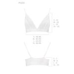 Еластичний топ з мереживом Passion PS001 TOP