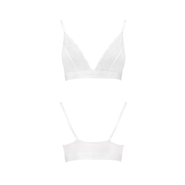 Еластичний топ з мереживом Passion PS001 TOP