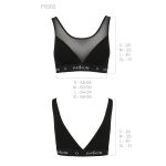Топ з прозорою вставкою Passion PS002 TOP