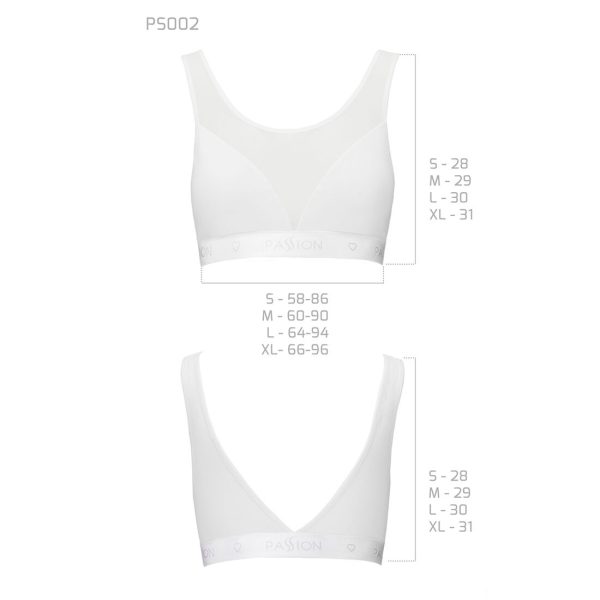 Топ з прозорою вставкою Passion PS002 TOP