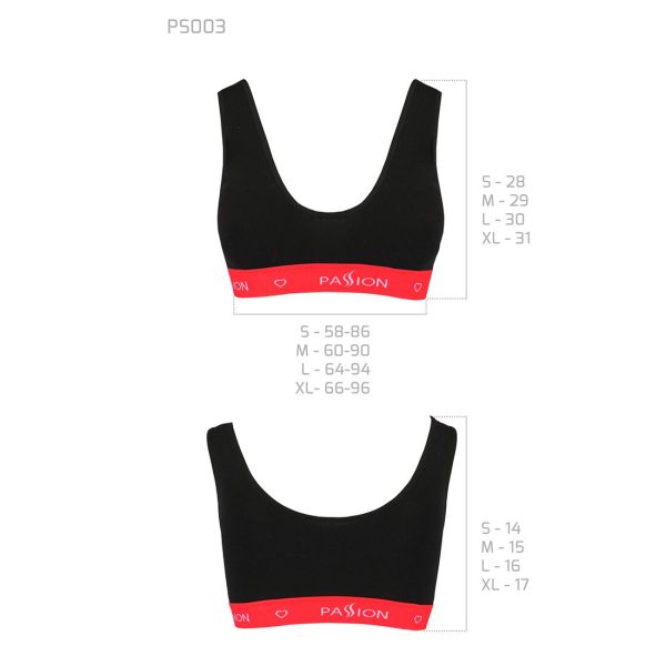Спортивний топ на широких бретелях Passion PS003 TOP