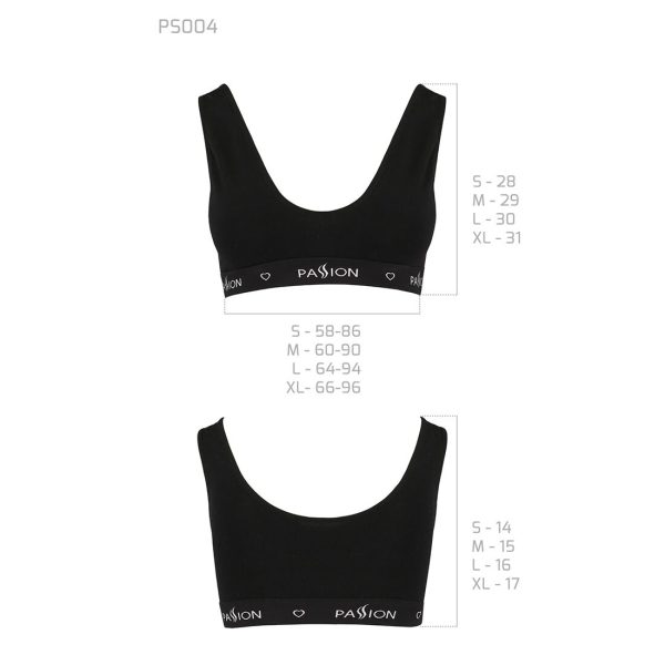 Спортивний топ з широкою гумкою Passion PS004 TOP