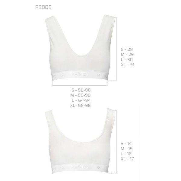 Спортивний топ з еластичної бавовни Passion PS005 TOP