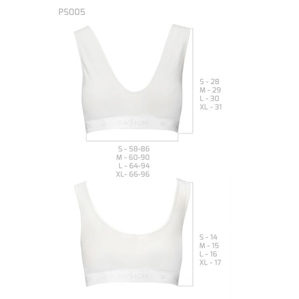 Спортивний топ з еластичної бавовни Passion PS005 TOP