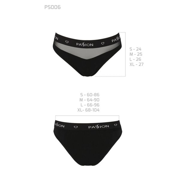 Трусики с прозрачной вставкой Passion PS006 PANTIES