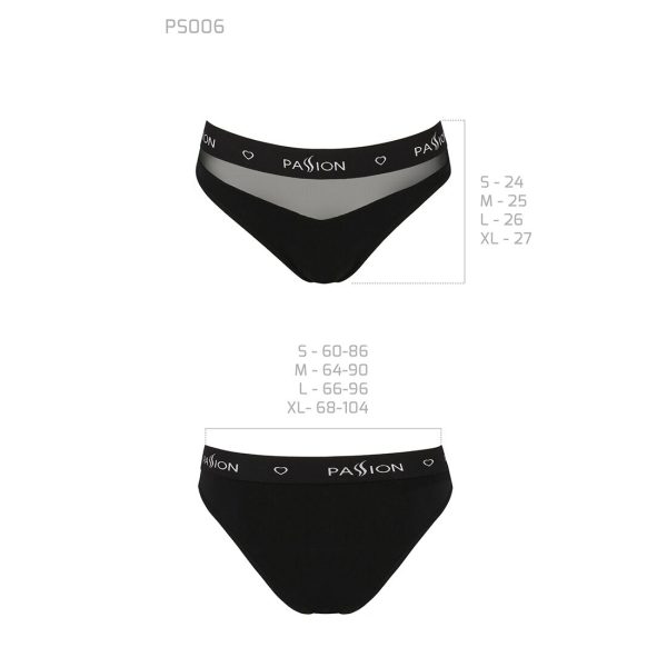 Трусики з прозорою вставкою Passion PS006 PANTIES