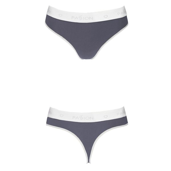 Спортивные трусики-стринги Passion PS007 PANTIES dark