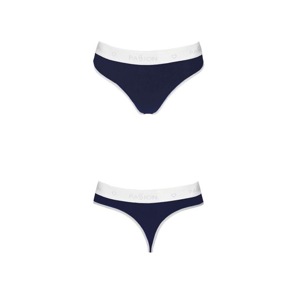 Спортивні трусики-стрінги Passion PS007 PANTIES navy