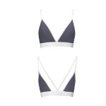 Спортивний топ з подвійними бретелями Passion PS007 TOP dark