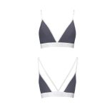 Спортивний топ з подвійними бретелями Passion PS007 TOP dark