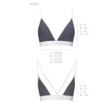 Спортивний топ з подвійними бретелями Passion PS007 TOP dark