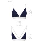 Спортивний топ з подвійними бретелями Passion PS007 TOP navy