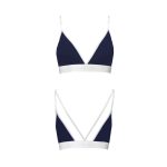 Спортивний топ з подвійними бретелями Passion PS007 TOP navy