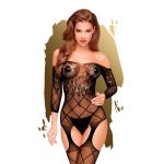 Бодістокінг з флористично-геометричним орнаментом Penthouse - Top-Notch S