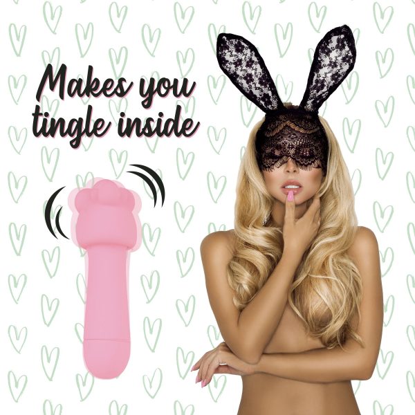 Мини-вибратор FeelzToys Mister Bunny с двумя насадками