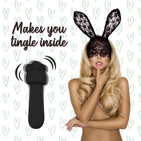 Мини-вибратор FeelzToys Mister Bunny с двумя насадками