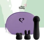 Мини-вибратор FeelzToys Mister Bunny с двумя насадками