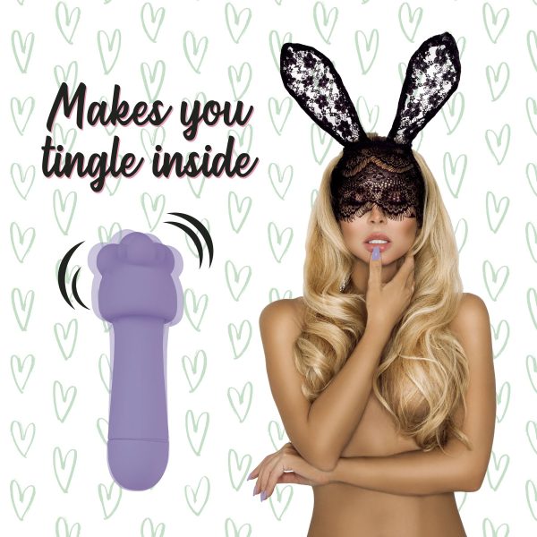 Мини-вибратор FeelzToys Mister Bunny с двумя насадками