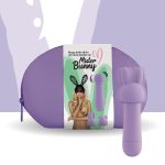 Мини-вибратор FeelzToys Mister Bunny с двумя насадками