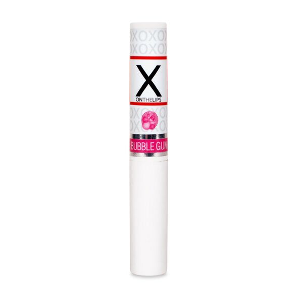 Стимулирующий бальзам для губ унисекс Sensuva – X on the Lips Bubble Gum с феромонами, жвачка