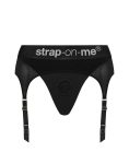 Трусики для страпона з підв’язками для панчіх Strap-On-Me REBEL HARNESS
