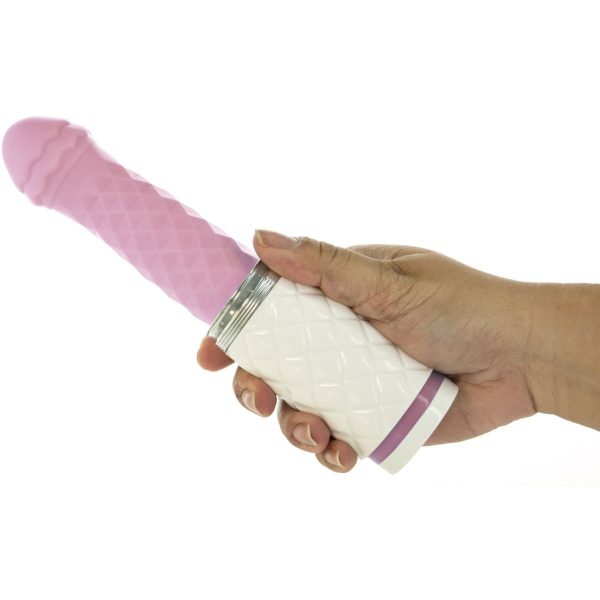 Розкішний вібратор-пульсатор з присоскою Pillow Talk - Feisty Thrusting Vibrator