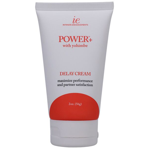 Мощный крем-пролонгатор Doc Johnson Power+with Yohimbe Delay Cream, экстракт Йохимбе, 56 г, коробка