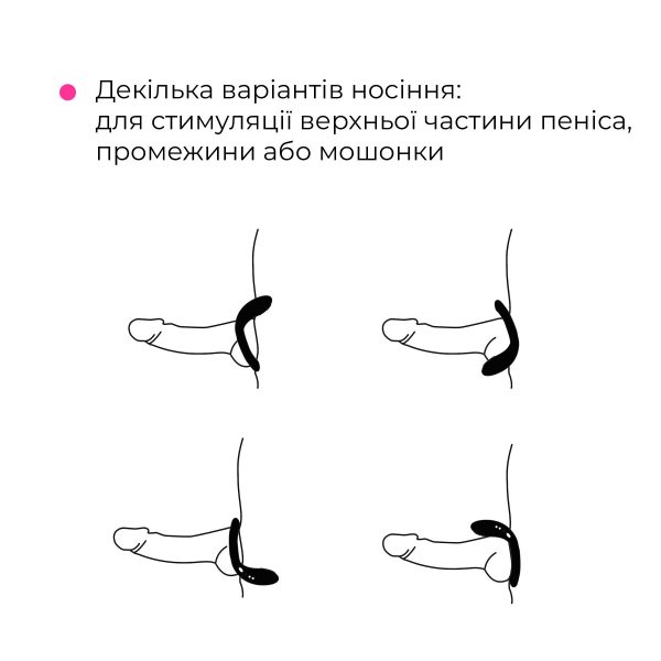Смарт кольцо-насадка на член Lovense Diamo Cock Ring