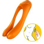 Вибратор на палец Satisfyer Candy Cane