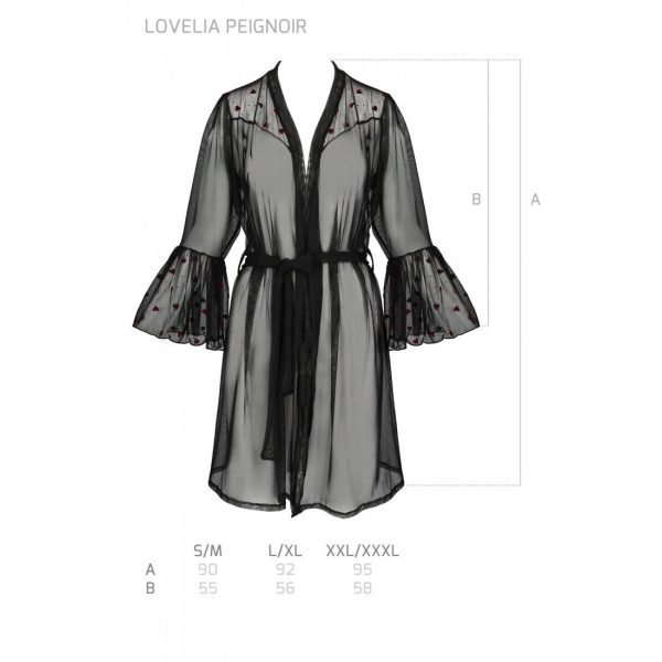 Воздушный пеньюар Passion LOVELIA PEIGNOIR XXL
