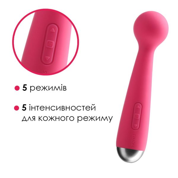 Вибромассажер с интеллектуальным режимом Svakom Mini Emma Plum