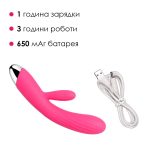 Інтелектуальний вібратор-кролик із підігрівом Svakom Angel Plum