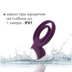 Двойное эрекционное кольцо с вибрацией Svakom Tammy