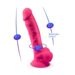 Фаллоимитатор SilexD Tomas (MODEL 1 size 9in), двухслойный, силикон+Silexpan, диаметр 4,9см