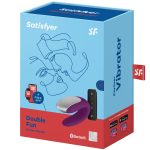 Смарт-вібратор для пар Satisfyer Double Fun ( ) з пультом ДК