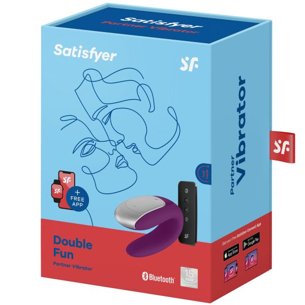 Смарт-вібратор для пар Satisfyer Double Fun ( ) з пультом ДК