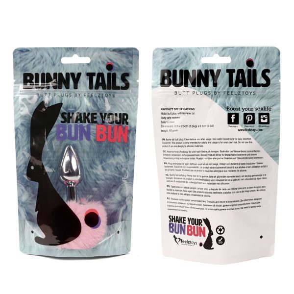 Анальна пробка FeelzToys - Bunny Tails Butt Plug