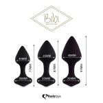 Набор силиконовых анальных пробок FeelzToys - Bibi Butt Plug Set 3 pcs