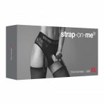 Мереживні труси для страпону з підв'язками для панчох Strap-On-Me DIVA HARNESS