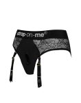 Мереживні труси для страпону з підв'язками для панчох Strap-On-Me DIVA HARNESS