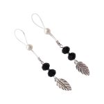 Украшения с бусинами и листиком для сосков Art of Sex – Nipple Jewelry Leaf
