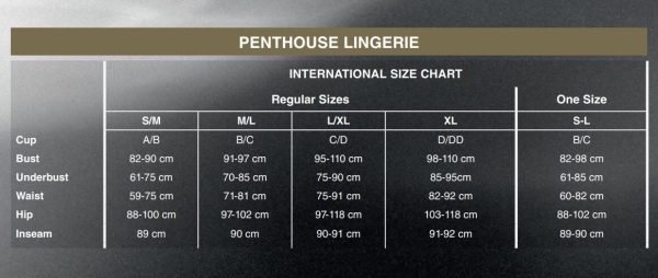 Бодістокінг із закритим боді та панчохами Penthouse - Sugar Drop