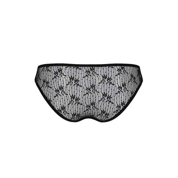 Трусики-сліпи з мереживною сіточкою Passion DINA THONG XXL