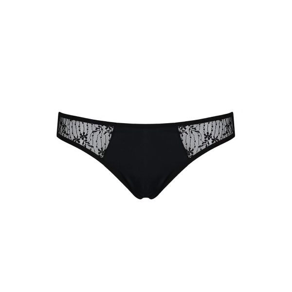 Трусики-сліпи з мереживною сіточкою Passion DINA THONG XXL