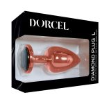 Металлическая анальная пробка с украшением в виде кристалла Dorcel - Diamond Plug