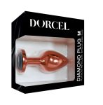 Металлическая анальная пробка с украшением в виде кристалла Dorcel - Diamond Plug