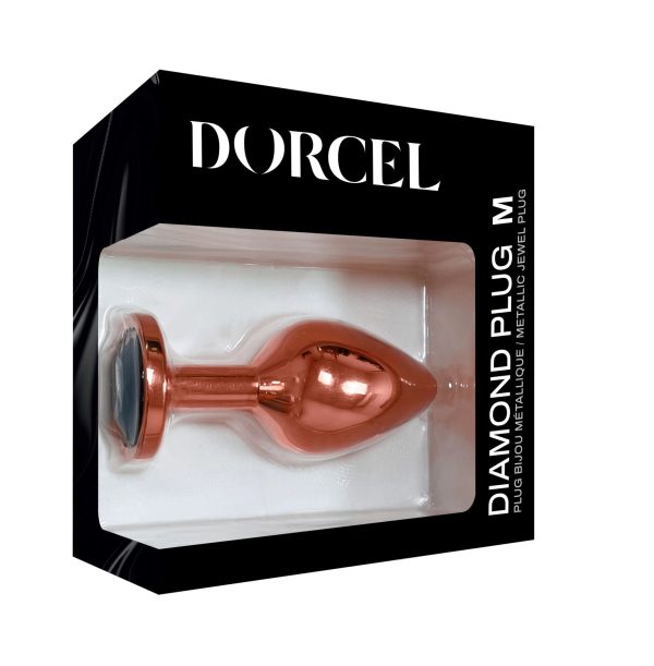 Металлическая анальная пробка с украшением в виде кристалла Dorcel - Diamond Plug