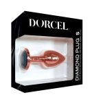 Металлическая анальная пробка с украшением в виде кристалла Dorcel - Diamond Plug Rose
