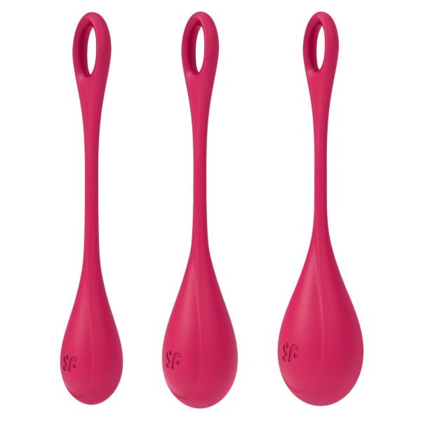 Набор йони бусин Satisfyer Yoni Power 1 диаметр 2-2,5-3см, вес 22-46-74гр